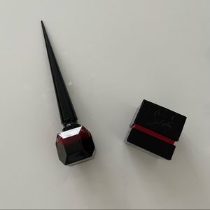 Christian Louboutin Black and Red Nail Polish Set